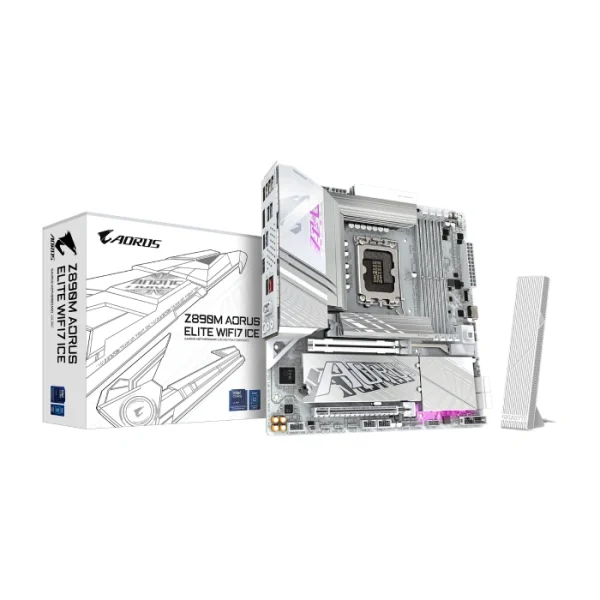 مادربرد گیگابایت مدل Z890M AORUS ELITE WIFI7 ICE